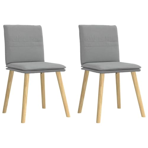 Brokky Esszimmerstühle 2 STK. EsszimmermöBel Esszimmerstuhl Dining Chair Esszimmer StüHle EsszimmerstüHlen Hellgrau Stoff / 4101255 Brokky Esszimmerstühle 2 STK. EsszimmermöBel Esszimmerstuhl Dining Chair Esszimmer StüHle EsszimmerstüHlen Hellgrau Stoff / 4101255 von Brokky