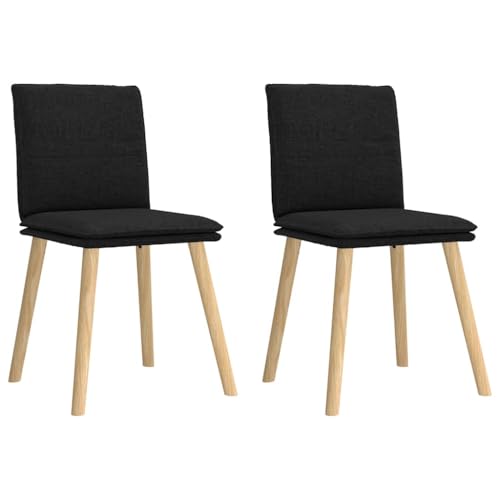 Brokky Esszimmerstühle 2 STK. EsszimmermöBel Esszimmerstuhl Dining Chair Esszimmer StüHle EsszimmerstüHlen Schwarz Stoff / 4101257 Brokky Esszimmerstühle 2 STK. EsszimmermöBel Esszimmerstuhl Dining Chair Esszimmer StüHle EsszimmerstüHlen Schwarz Stoff / 4101257 von Brokky