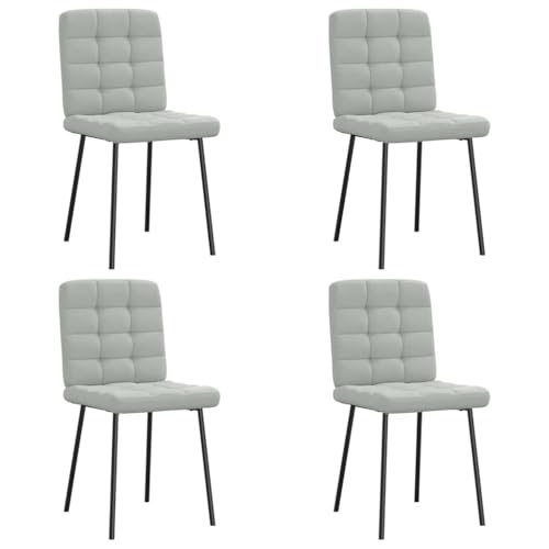 Brokky Esszimmerstühle 4 STK. EsszimmermöBel Esszimmerstuhl Dining Chair Esszimmer StüHle EsszimmerstüHlen Hellgrau Samt / 3315180 Brokky Esszimmerstühle 4 STK. EsszimmermöBel Esszimmerstuhl Dining Chair Esszimmer StüHle EsszimmerstüHlen Hellgrau Samt / 3315180 von Brokky
