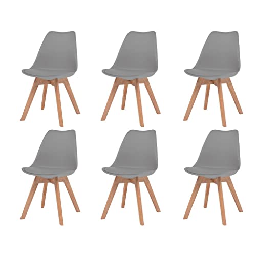 Brokky Esszimmerstühle 6 STK. EsszimmermöBel Esszimmerstuhl Dining Chair Esszimmer StüHle EsszimmerstüHlen Grau Kunststoff / 274851 Brokky Esszimmerstühle 6 STK. EsszimmermöBel Esszimmerstuhl Dining Chair Esszimmer StüHle EsszimmerstüHlen Grau Kunststoff / 274851 von Brokky