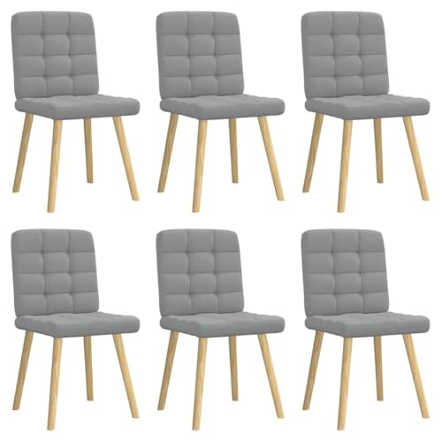 Brokky Esszimmerstühle 6 STK. EsszimmermöBel Esszimmerstuhl Dining Chair Esszimmer StüHle EsszimmerstüHlen Hellgrau Stoff / 3315461 Brokky Esszimmerstühle 6 STK. EsszimmermöBel Esszimmerstuhl Dining Chair Esszimmer StüHle EsszimmerstüHlen Hellgrau Stoff / 3315461 von Brokky