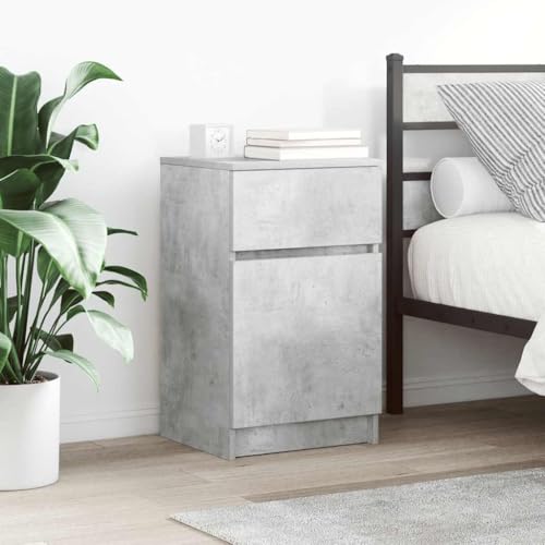 Brokky Nachttische 2 STK. Nightstand Beistelltisch Schlafzimmer MöBel Nachtschrank Nachtisch Betongrau 39x35x65 cm Holzwerkstoff Brokky Nachttische 2 STK. Nightstand Beistelltisch Schlafzimmer MöBel Nachtschrank Nachtisch Betongrau 39x35x65 cm Holzwerkstoff von Brokky