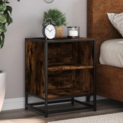 Brokky Nachttische 2 STK. Nightstand Beistelltisch Schlafzimmer MöBel Nachtschrank Nachtisch Räuchereiche 40x31x50cm Holzwerkstoff Metall / 848704 Brokky Nachttische 2 STK. Nightstand Beistelltisch Schlafzimmer MöBel Nachtschrank Nachtisch Räuchereiche 40x31x50cm Holzwerkstoff Metall / 848704 von Brokky