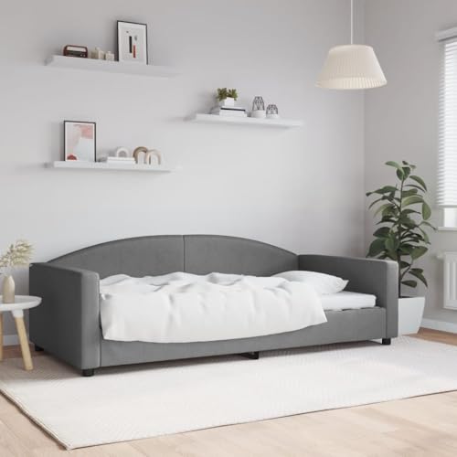 Brokky Tagesbett Bettgestell Sofa Betten Tagesbetten Daybed Bed Frame Betten Dunkelgrau 100x200 cm Stoff / 354117 Brokky Tagesbett Bettgestell Sofa Betten Tagesbetten Daybed Bed Frame Betten Dunkelgrau 100x200 cm Stoff / 354117 von Brokky