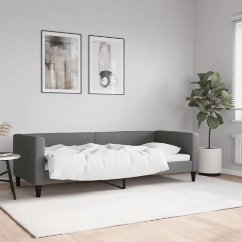 Brokky Tagesbett Bettgestell Sofa Betten Tagesbetten Daybed Bed Frame Betten Dunkelgrau 80x200 cm Stoff / 353979 Brokky Tagesbett Bettgestell Sofa Betten Tagesbetten Daybed Bed Frame Betten Dunkelgrau 80x200 cm Stoff / 353979 von Brokky