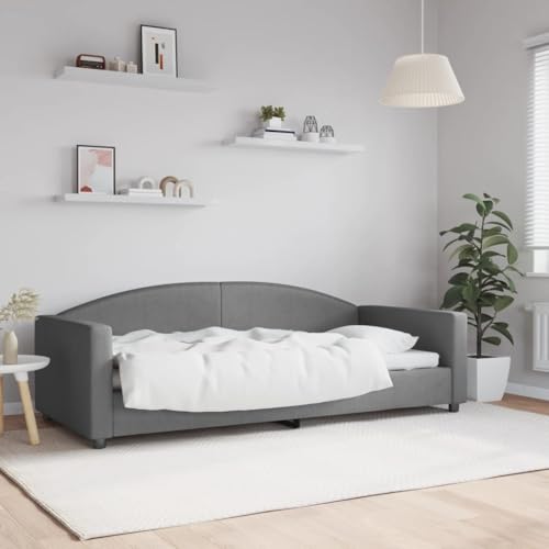 Brokky Tagesbett Bettgestell Sofa Betten Tagesbetten Daybed Bed Frame Betten Dunkelgrau 90x200 cm Stoff / 354112 Brokky Tagesbett Bettgestell Sofa Betten Tagesbetten Daybed Bed Frame Betten Dunkelgrau 90x200 cm Stoff / 354112 von Brokky