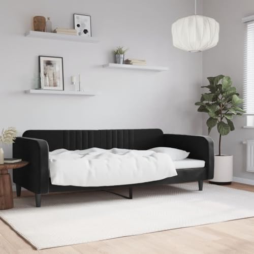 Brokky Tagesbett Bettgestell Sofa Betten Tagesbetten Daybed Bed Frame Betten Schwarz 90x200 cm Samt / 354090 Brokky Tagesbett Bettgestell Sofa Betten Tagesbetten Daybed Bed Frame Betten Schwarz 90x200 cm Samt / 354090 von Brokky