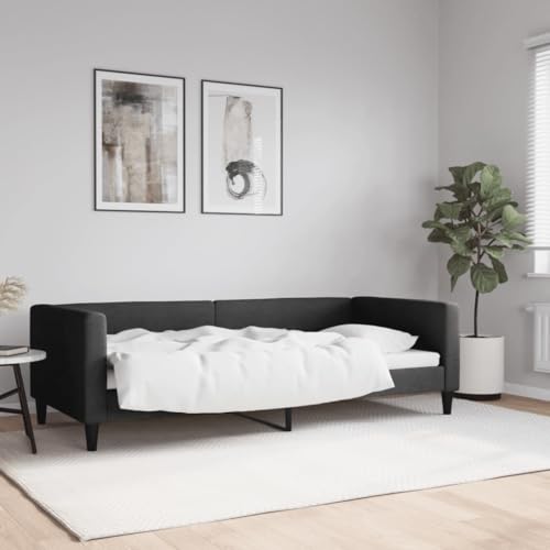 Brokky Tagesbett Bettgestell Sofa Betten Tagesbetten Daybed Bed Frame Betten Schwarz 90x200 cm Stoff / 353985 Brokky Tagesbett Bettgestell Sofa Betten Tagesbetten Daybed Bed Frame Betten Schwarz 90x200 cm Stoff / 353985 von Brokky