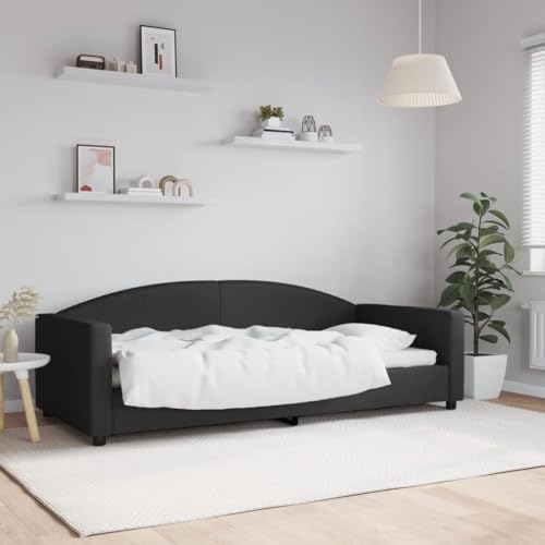 Brokky Tagesbett Bettgestell Sofa Betten Tagesbetten Daybed Bed Frame Betten Schwarz 90x200 cm Stoff / 354113 Brokky Tagesbett Bettgestell Sofa Betten Tagesbetten Daybed Bed Frame Betten Schwarz 90x200 cm Stoff / 354113 von Brokky