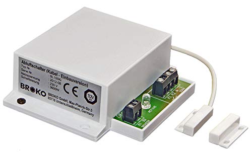 BROKO - Abluftschalter BL100Ki mit 5 Meter Kabel/BROKO/Einbauversion/Kontaktschalter von Broko