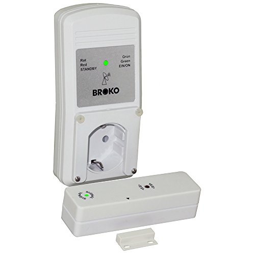 Broko Funk - Abluft - Sicherheitsschalter BL220F(SG) / Funk Sicherheits Abluftsteuerung DIBt geprüft/Fensterschalter Wireless/Fensterkontaktschalter/BROKO von Broko