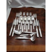 Twilight Vintage Silberbesteck Für 4 Personen. Gebrauchsfertig Poliert. Versand Kostenlos in Usa von BromleyDesigns