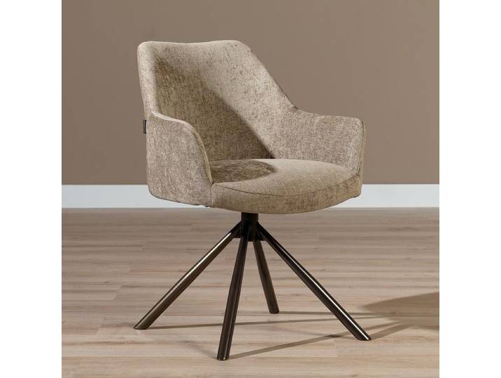Bronx71 Esszimmerstuhl Kay Samt drehbar taupe Bronx71 Esszimmerstuhl Kay Samt drehbar taupe von Bronx71