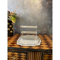 3 Tier Tablett Ständer | Etagere Serviertablett Silber Gold Mit Ebenen Metall Cookie von BronzHomeAccessories