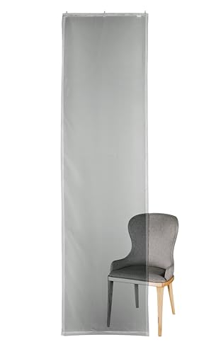 Bronze Flächenvorhang Transparent / 60x245cm / Durchscheinend (Hellgrau) von Bronze