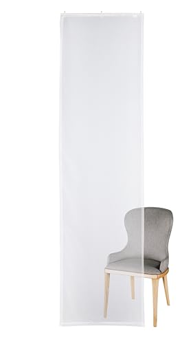 Bronze Flächenvorhang Transparent / 60x245cm / Durchscheinend (Weiß) von Bronze