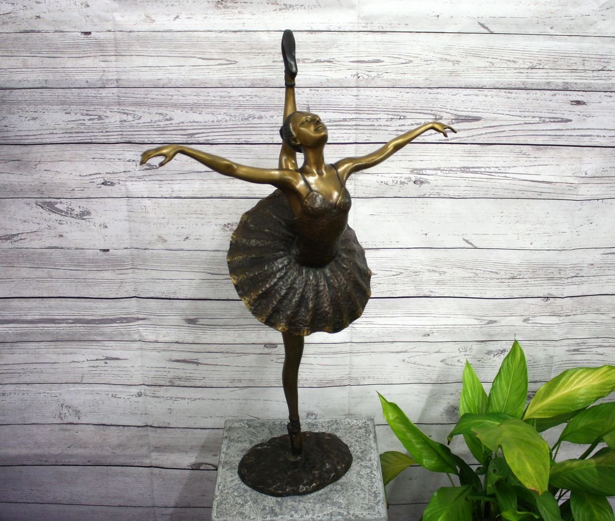 Bronzeskulpturen Skulptur Bronzefigur Ballerina von Bronzeskulpturen