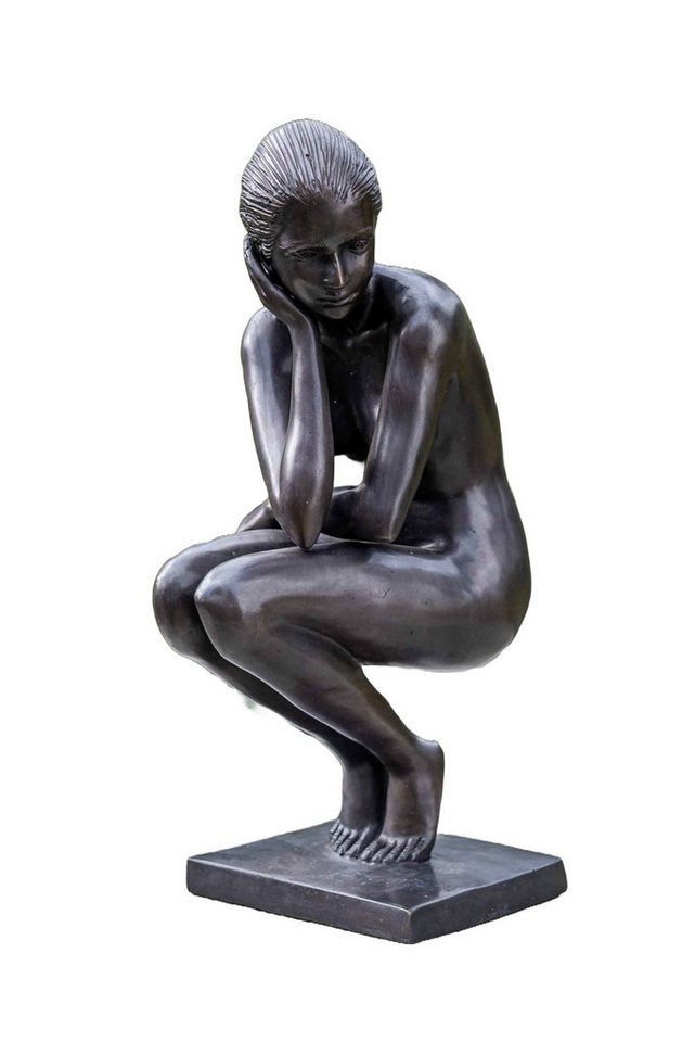 Bronzeskulpturen Skulptur Bronzefigur hockender Frauenakt Aktmodel Bronzeskulpturen Skulptur Bronzefigur hockender Frauenakt Aktmodel von Bronzeskulpturen