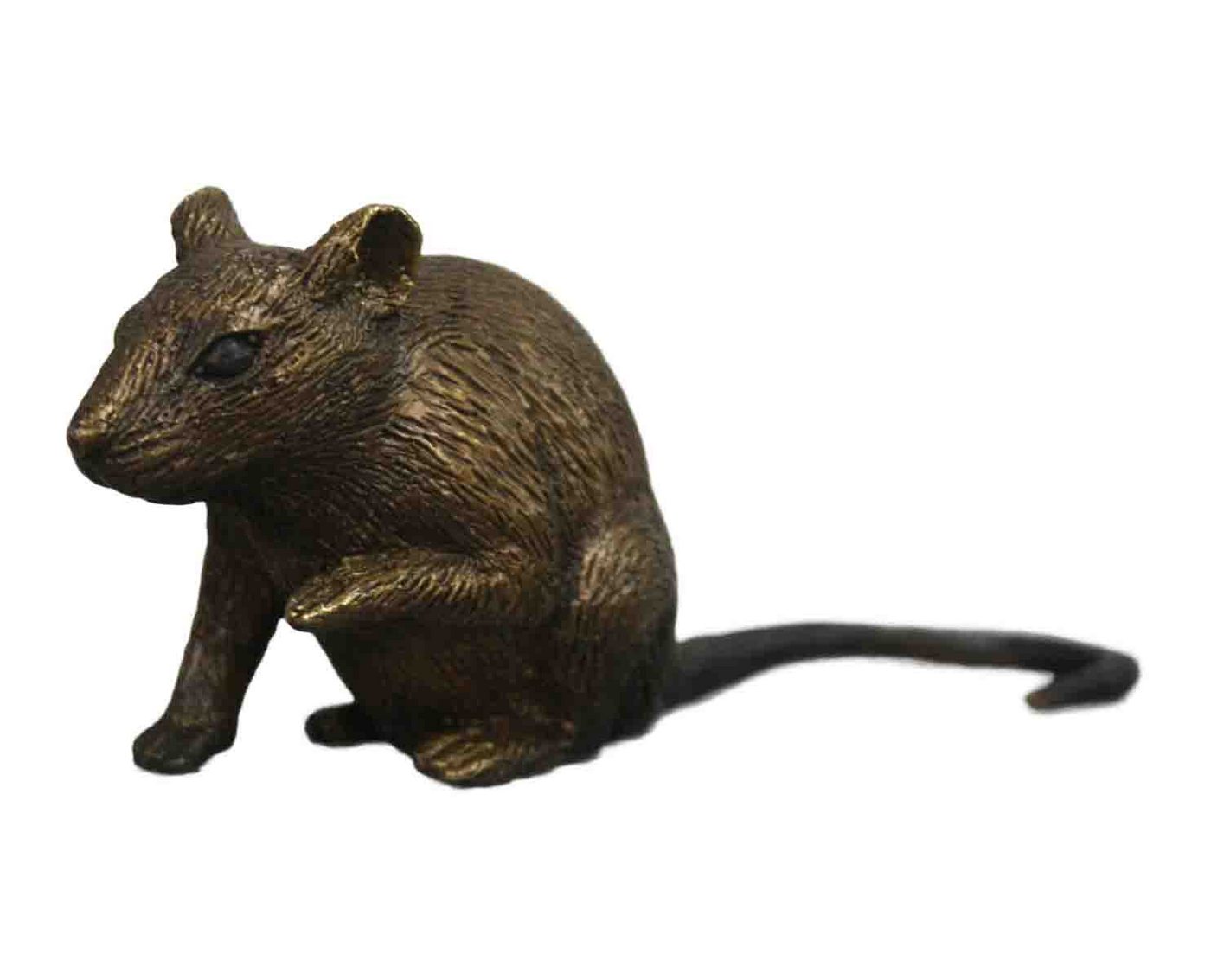 Bronzeskulpturen Skulptur Bronzefigur kleine sitzende Maus Bronzeskulpturen Skulptur Bronzefigur kleine sitzende Maus von Bronzeskulpturen