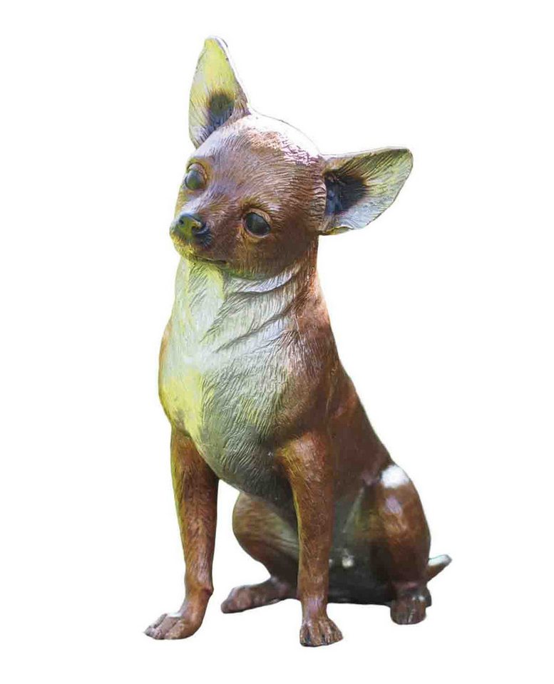 Bronzeskulpturen Skulptur Bronzefigur sitzender Chihuahua Bronzeskulpturen Skulptur Bronzefigur sitzender Chihuahua von Bronzeskulpturen