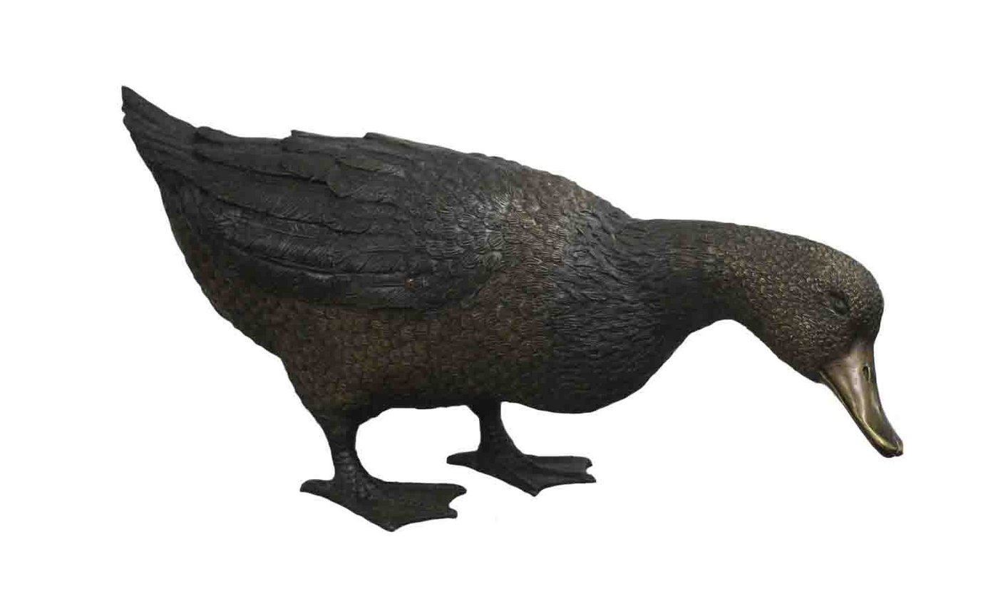 Bronzeskulpturen Skulptur Bronzefigur große stehende Ente Bronzeskulpturen Skulptur Bronzefigur große stehende Ente von Bronzeskulpturen