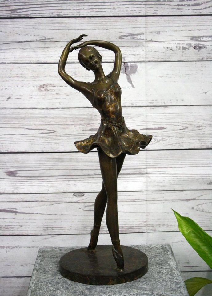 Bronzeskulpturen Skulptur Bronzefigur junge Ballerina von Bronzeskulpturen