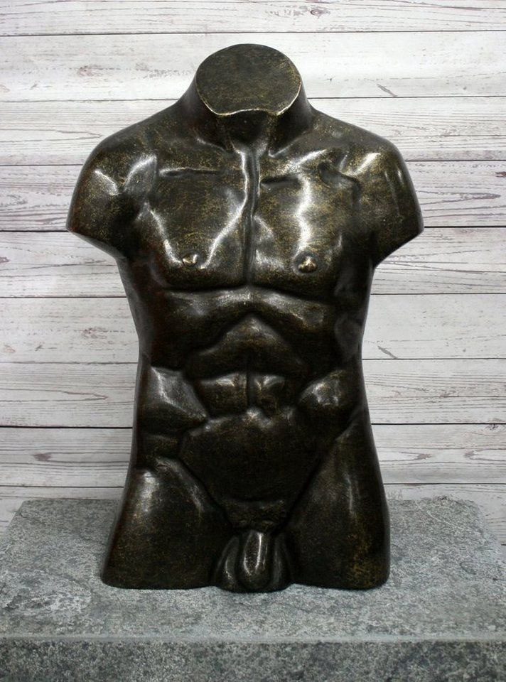 Bronzeskulpturen Skulptur Bronzefigur Große Männer Büste aus Bronze von Bronzeskulpturen
