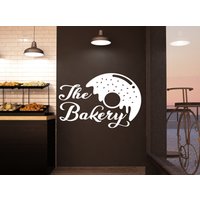 Backhaus Wandtattoe Bäckerei Wandtatto Wandtattoa Food Wanddeko Vinyl Brief Brot Wandsticker Aufkleber Ck0078 von BrooklynStickerShop