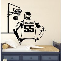 Basketball Wandtattoal Wandtattoa Jungen Korb Prs0048 von BrooklynStickerShop