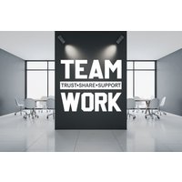 Büro-Wand-Aufkleber, Teamwork Aufkleber, Büro-Wand-Kunst, Büro-Dekor, Wandtattoo, Büro-Wand-Dekor, Büro Motivierende Artofc0005 von BrooklynStickerShop