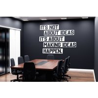 Büro Wandtattoo, Aufkleber, Wandkunst, Dekor, Typografie Wanddekoration, Motivational Ofc0013 von BrooklynStickerShop