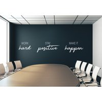 Büro Zitate Wandtattoo, Büro Wandkunst, Büro Dekor, Wand Aufkleber, Motivierend Ofc0089 von BrooklynStickerShop