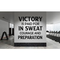 Motivations Gym Zitate Wandtattoo, Gym Wand Dekor, Gym Aufkleber, Gym Kunst, Vinyl Buchstabe, Fenster Aufkleber Gym0024 von BrooklynStickerShop