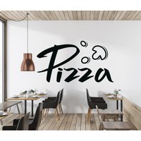 Pizza Wandtattoo Pizzeria Wandaufkleber Food Lover Vlinyl Brief Fensteraufkleber Cok0089 von BrooklynStickerShop