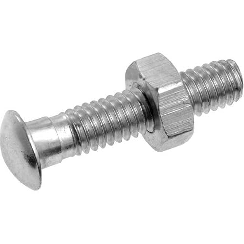 Brooks Sechskant M6 Schraube, Silber, Schlossschraube, Klasse 8.8, Kohlenstoffstahl, Bolzen- und Mutter-Set, Bolzen-Set, Hardware Brooks Sechskant M6 Schraube, Silber, Schlossschraube, Klasse 8.8, Kohlenstoffstahl, Bolzen- und Mutter-Set, Bolzen-Set, Hardware von Brooks