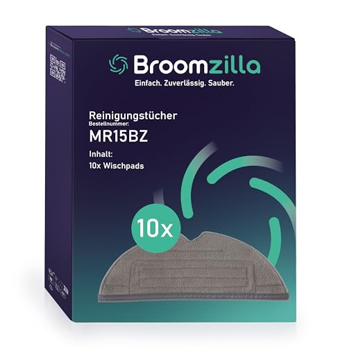 Broomzilla 10 Stück Wischtücher für Roborock S8/S8+, S7/S7+/S7 MaxV Saugroboter, Mikrofaser Wischtuch Zubehör Broomzilla 10 Stück Wischtücher für Roborock S8/S8+, S7/S7+/S7 MaxV Saugroboter, Mikrofaser Wischtuch Zubehör von Broomzilla