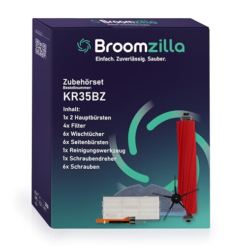 Broomzilla 20 Ersatzteile Zubehör für Roborock S7 S7+ S7 MaxV S7 MaxV+ MaxV Ultra Staubsauger Zubehörset, 2 Hauptbürsten, 6 Seitenbürsten, 4 HEPA Filter, 6 Tücher Broomzilla 20 Ersatzteile Zubehör für Roborock S7 S7+ S7 MaxV S7 MaxV+ MaxV Ultra Staubsauger Zubehörset, 2 Hauptbürsten, 6 Seitenbürsten, 4 HEPA Filter, 6 Tücher von Broomzilla