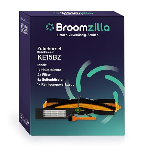 Broomzilla 12 Stück kompatibel für Ecovacs Deebot N8 N8+ N8 Pro N8 Pro+T9 T9+ T8+ T8 AIVI OZMO 950 920 Roboter Staubsauger Zubehör Ersatzteile Zubehörset von Broomzilla