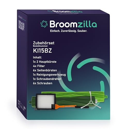 Broomzilla 19 Stück Ersatzteile für iRobot Roomba E & I Serie E5 E6 i7 i7+ i3 i3+ i4 i4+ i6 i6+Saugroboter Zubehör, kompatibel Zubehörset Broomzilla 19 Stück Ersatzteile für iRobot Roomba E & I Serie E5 E6 i7 i7+ i3 i3+ i4 i4+ i6 i6+Saugroboter Zubehör, kompatibel Zubehörset von Broomzilla