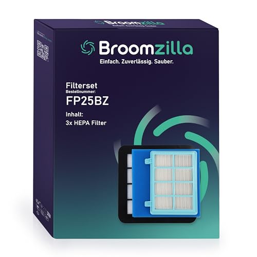 Broomzilla 3 Stück Staubsauger Filter für Philips FC9328 FC9334 FC9349 FC9353 FC9515 FC9516 Bodenstaubsauger Ersatzfilter von Broomzilla