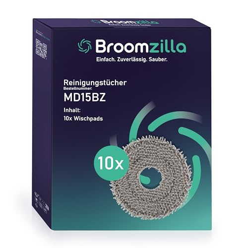 Broomzilla10 Stück Wischpads für Dreame L10s Ultra /L10s Pro Ultra/Ultra /L10s Pro und Xiaomi X10+ Saugroboter,Mikrofaser Wischmopp Wiederverwendbar Ersatz Wischtücher Broomzilla10 Stück Wischpads für Dreame L10s Ultra /L10s Pro Ultra/Ultra /L10s Pro und Xiaomi X10+ Saugroboter,Mikrofaser Wischmopp Wiederverwendbar Ersatz Wischtücher von Broomzilla