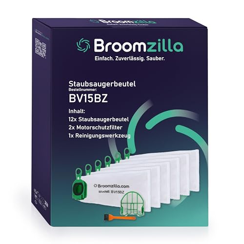 Broomzilla Staubsaugerbeutel für Vorwerk Kobold VB100 VB 100 FP100 FP 100 12 Stück Vorwerk Staubsaugerbeutel, Kobold VB100 Saugerbeutel mit Motorschutzfilter und Reinigungsbürste Ersatz Staubbeutel Broomzilla Staubsaugerbeutel für Vorwerk Kobold VB100 VB 100 FP100 FP 100 12 Stück Vorwerk Staubsaugerbeutel, Kobold VB100 Saugerbeutel mit Motorschutzfilter und Reinigungsbürste Ersatz Staubbeutel von Broomzilla