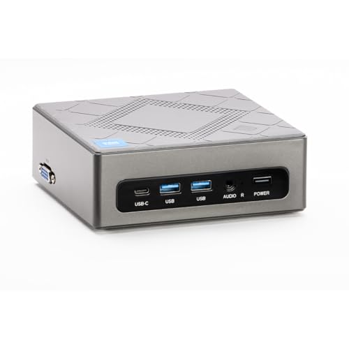 Broonbee Mini PC ?ntel Core i7-10710U 4,7 GHz | 16 GB DDR4 RAM | 512 GB M.2 NVMe SSD | 4K UHD | WiFi 5 | BT 4.2 | Unterstützt 3-Bildschirme | Mini Desktop Computer für Wohzimmer Büro von Broonbee
