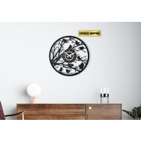 Black Bird Modern Oversize Silent Wanduhr, Metall Große Clock, Design Einzigartige Uhr Für Wand, Horloge Murale, Bestes Geschenk von BrosWallArtDecors