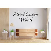 Individuelles Metallschild, Wandschild, Metall Haven Schrift Worte, Spruchschild, Personalisiertes Schild von BrosWallArtDecors