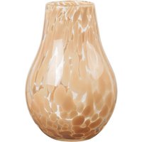 Broste Copenhagen - Ada Spot Vase, H 22,5 cm, golden yellow von Broste Copenhagen