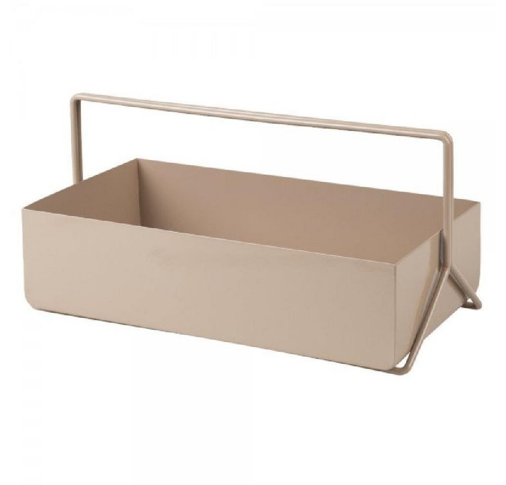 Broste Copenhagen Aufbewahrungsbox Werkzeugkasten Tully Eisen Taupe Grey von Broste Copenhagen