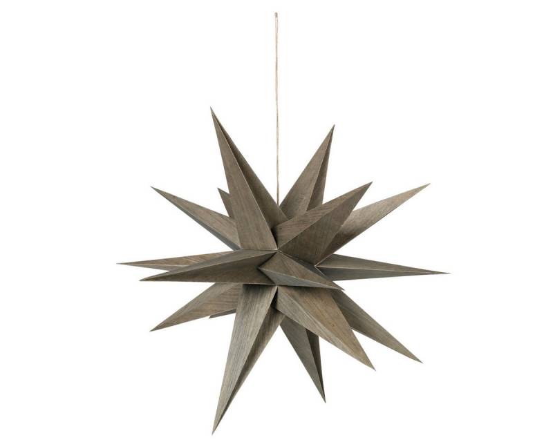 Broste Copenhagen Baumbehang Copenhagen VENUS Sternhänger Holz fungi 55 cm, Venus Weihnachtsstern von Broste Copenhagen