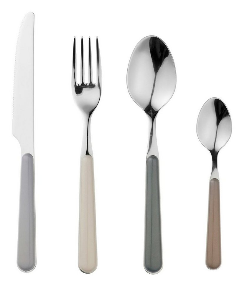 Broste Copenhagen Besteck-Set Marstal Besteck grey tones 8tlg, Stahl/Plastik von Broste Copenhagen