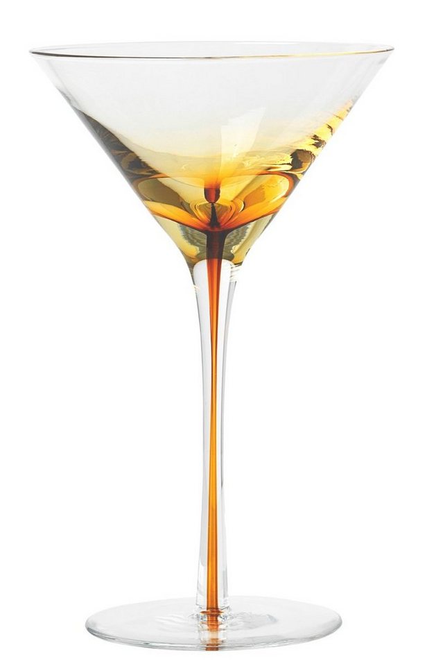 Broste Copenhagen Cocktailglas Amber Martiniglas caramel 18,9cm, Mundgeblasenes Glas, Amber Martiniglas Broste Copenhagen Cocktailglas Amber Martiniglas caramel 18,9cm, Mundgeblasenes Glas, Amber Martiniglas von Broste Copenhagen